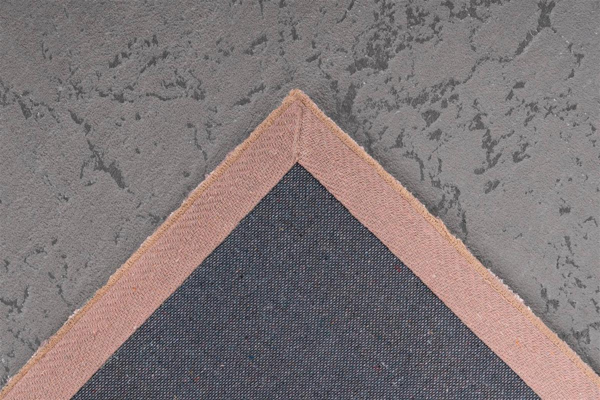Teppich Bijou 225 Siberfarben/Taupe, 80x150 cm - Taupe/Silberfarben, KONVENTIONELL, Textil (80/150cm)