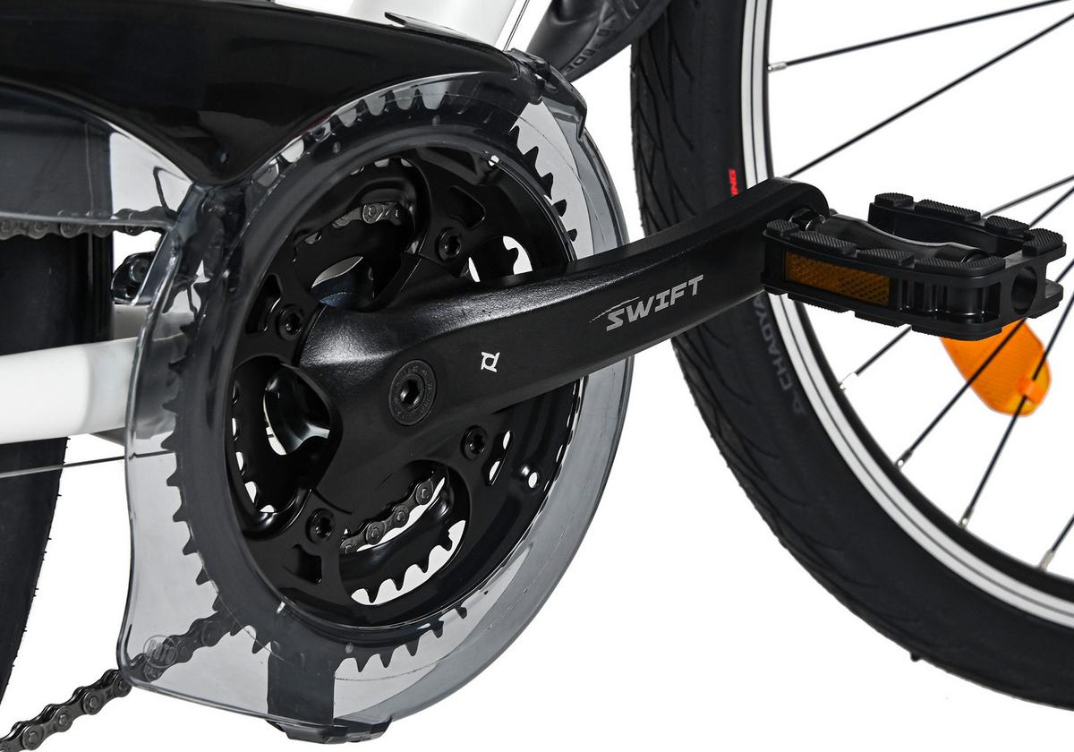 Trekkingrad Damen 28 Zoll - Weiß, Basics, Metall (25/140/60cm)