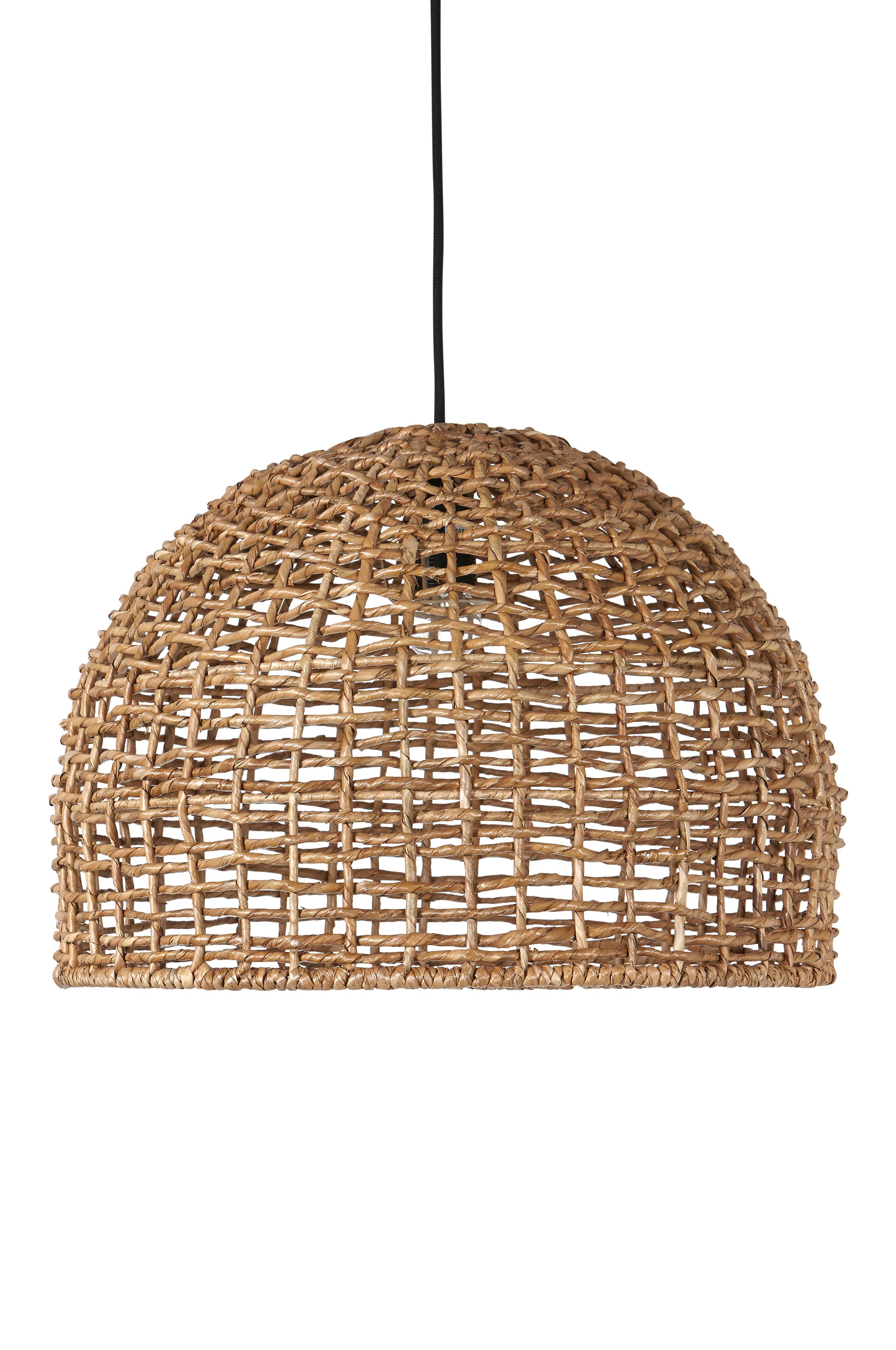 Hängeleuchte 3537-Bt02 Cebu - Naturfarben, Natur, Naturmaterialien (37/37/24cm)