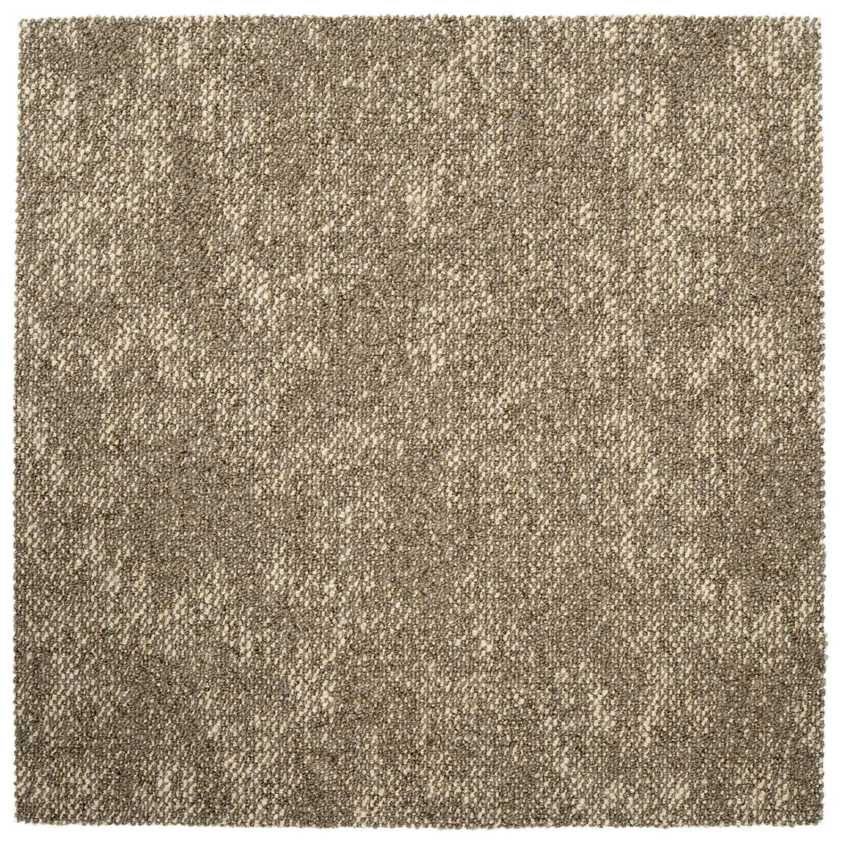 Teppichfliese Cappuccino Marble 50x50 Cm Florhöhe 3 Mm - Hellgelb/Cappuccino, Basics, Textil (50/50cm)