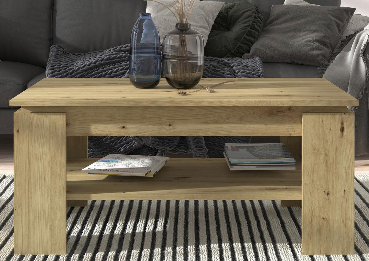 Couchtisch Titan Eiche Artisan L: 100 cm - Design, Holzwerkstoff (100/60/45cm) - MID.YOU