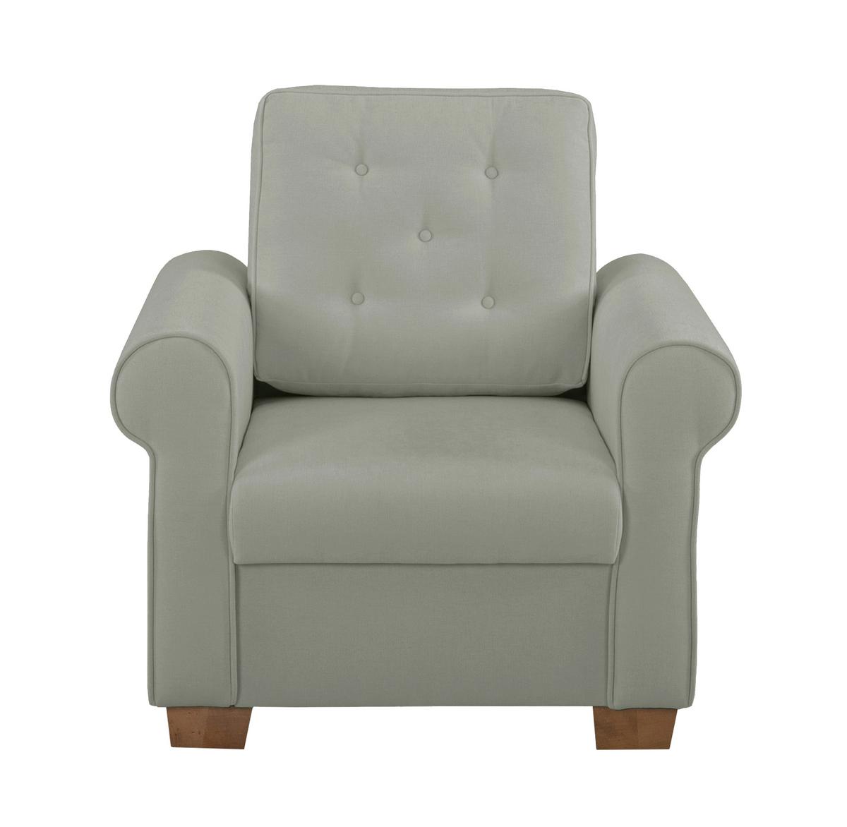 Sessel Arles, Grau 90 B: 93 Cm - Buchefarben/Grau, Design, Textil (93/89/82cm) - MID.YOU