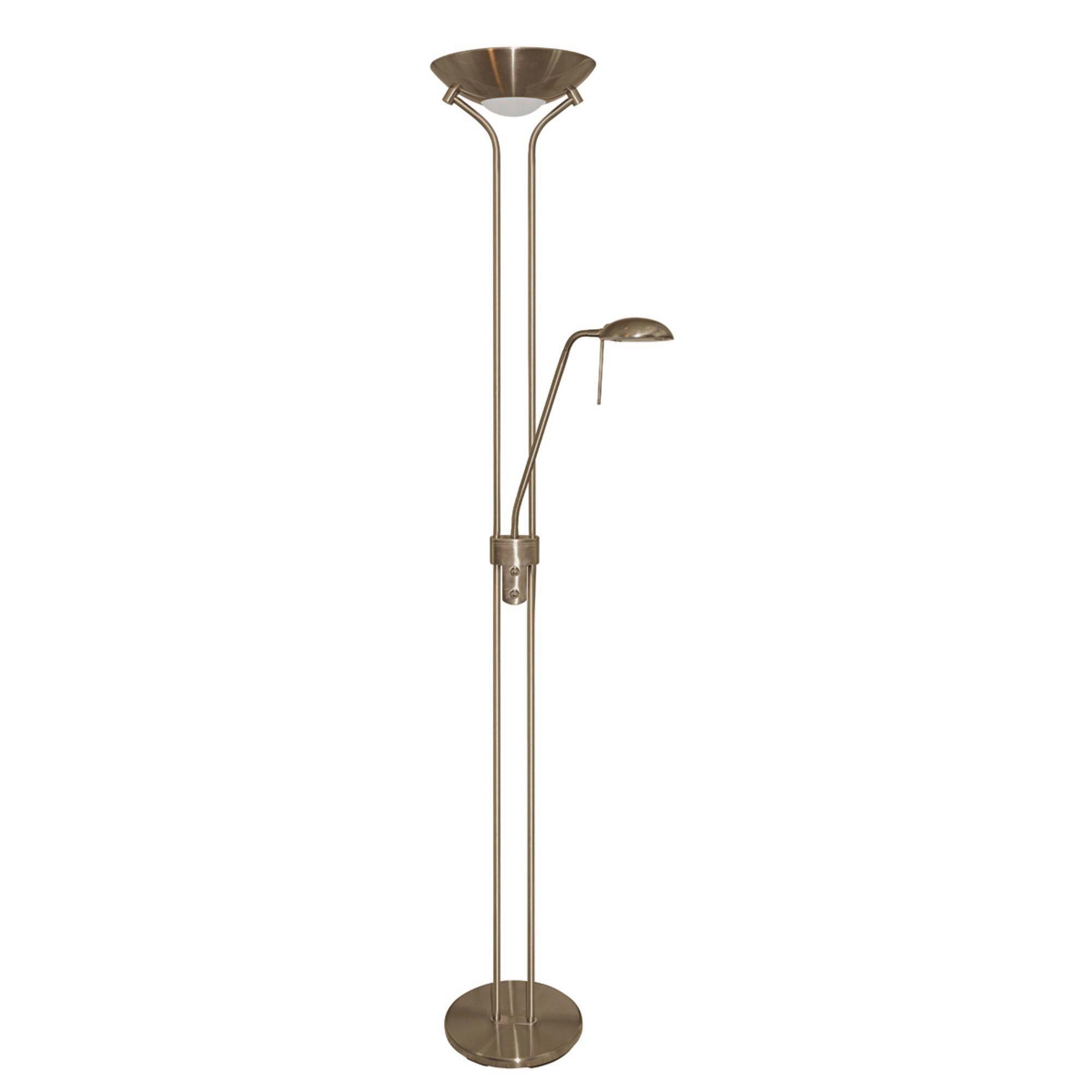 Led-deckenfluter Eu4329ab - Messingfarben, Basics, Glas/Metall (25.4/180cm)