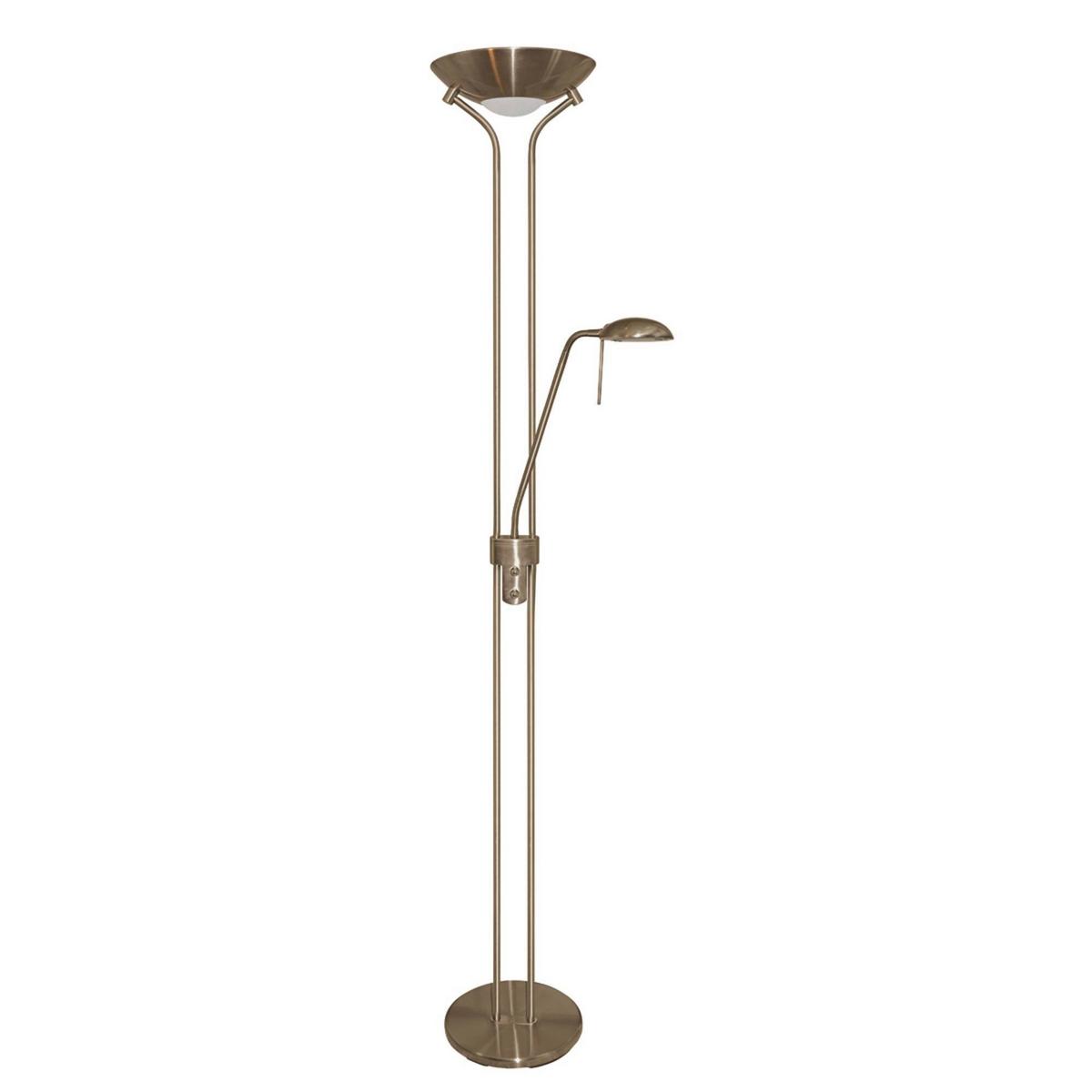 Led-deckenfluter Eu4329ab - Messingfarben, Basics, Glas/Metall (25.4/180cm)