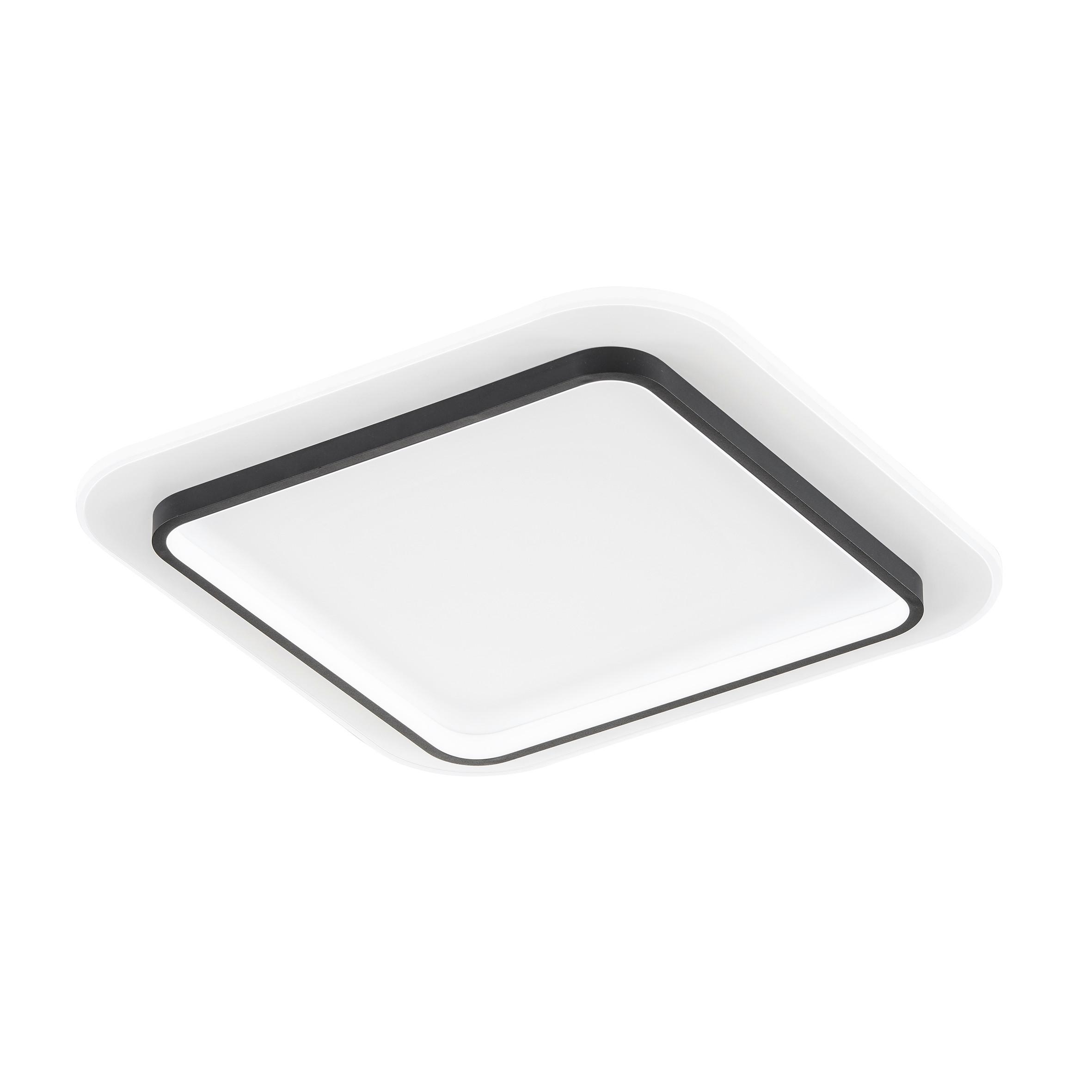 LED-Deckenleuchte 21309 Blithe - Sandfarben/Schwarz, Basics, Metall (50/50/5cm) - Fischer & Honsel