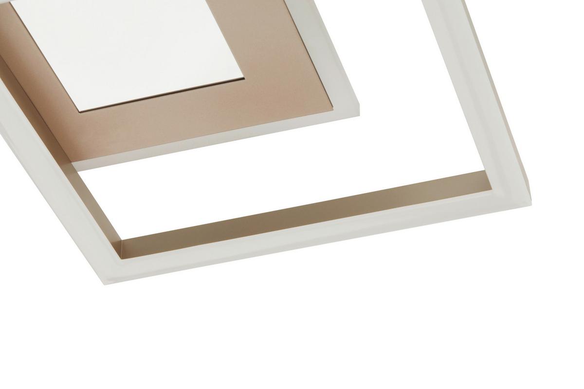 STROPNÍ LED SVÍTIDLO TUNI - barvy akácie, Moderní, kov/plast (58/34/5,5cm) - Mömax
