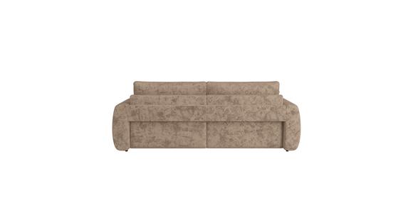 Schlafsofa Bali - Schlammfarben/Schwarz, MODERN, Holz/Textil (245/74-90/104cm) - Luca Bessoni