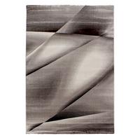 Flachwebeteppich Miami - Braun, Design, Textil (140/200cm) - Novel