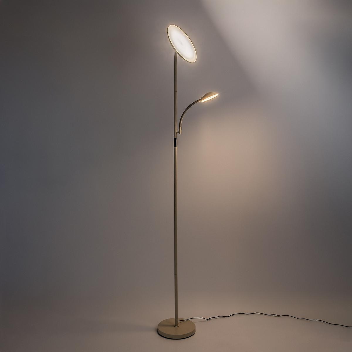 Led Állólámpa Halina Bézs - bézsbarna, Basics, fém - Rabalux