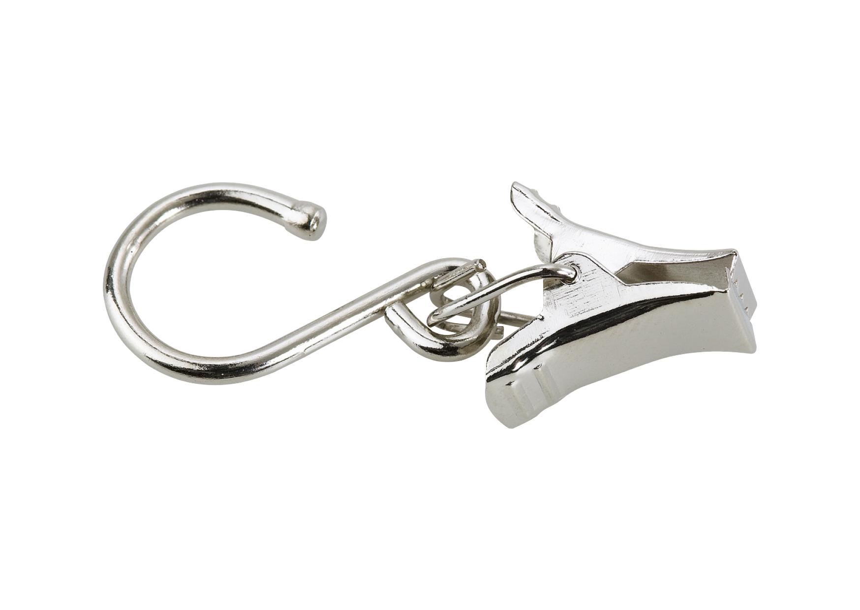 Seilklemme Silberfarbe Metall, 10 Stk. - Silberfarben, KONVENTIONELL, Metall - Ondega