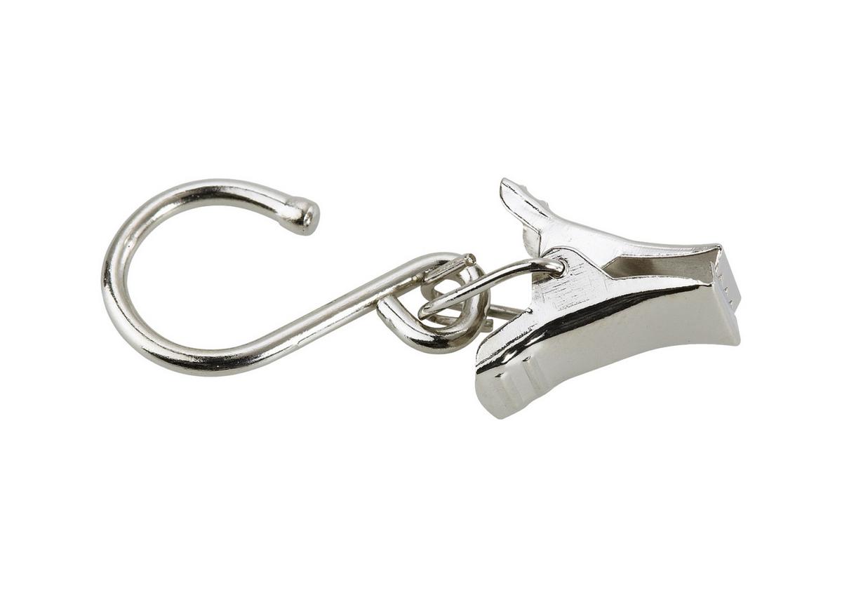 Seilklemme Silberfarbe Metall, 10 Stk. - Silberfarben, KONVENTIONELL, Metall - Ondega