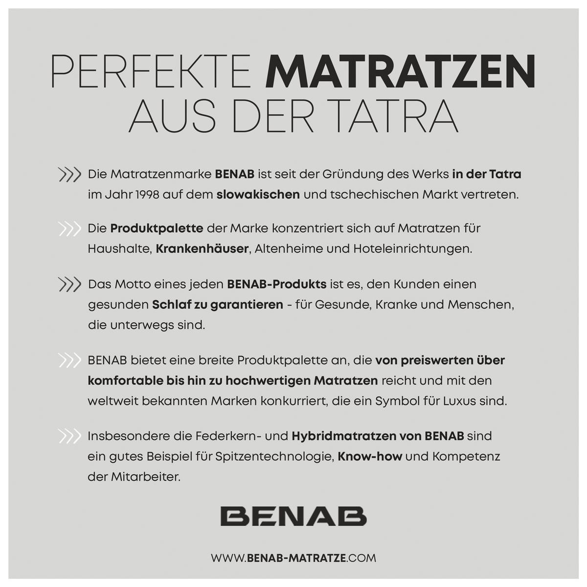 Obojstranný matrac King Kokos H3/ H5, V: 21cm - biela, Lifestyle, textil (80/200cm) - Benab