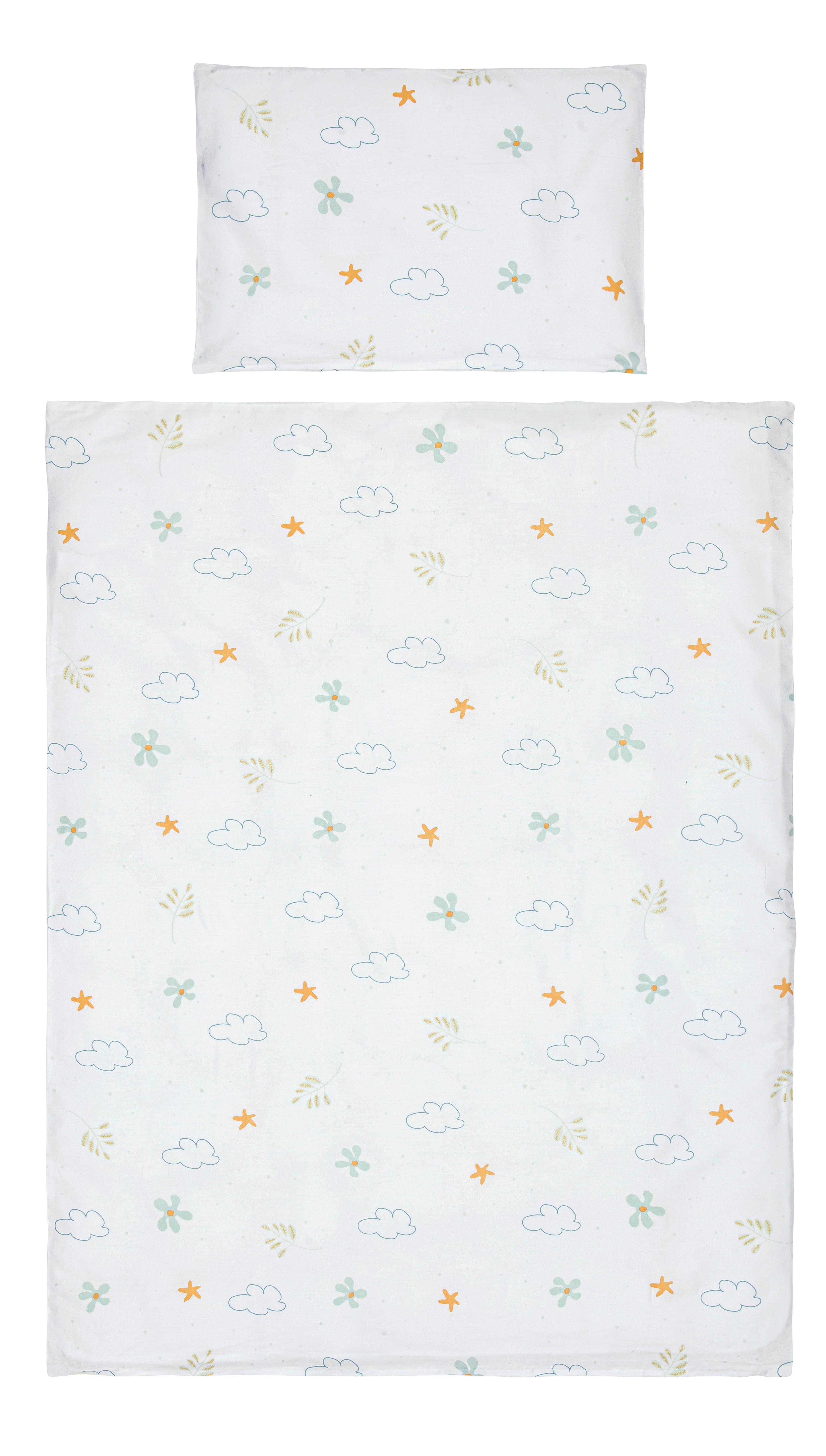 DETSKÁ POSTEĽNÁ BIELIZEŇ Sally, 40/60+100/135cm - biela, Modern, textil (100/135cm) - Premium Living
