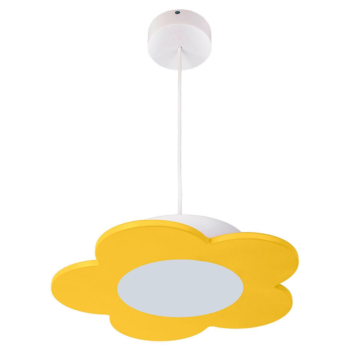 Kinderhängeleuchte 9550120 Fiore - Gelb, Basics, Holzwerkstoff/Kunststoff (33/70cm)