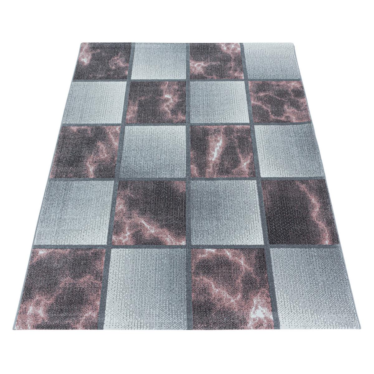 Teppich Läufer Rosa Ottawa 80x250 cm - Rosa, Design, Textil (80/250cm)