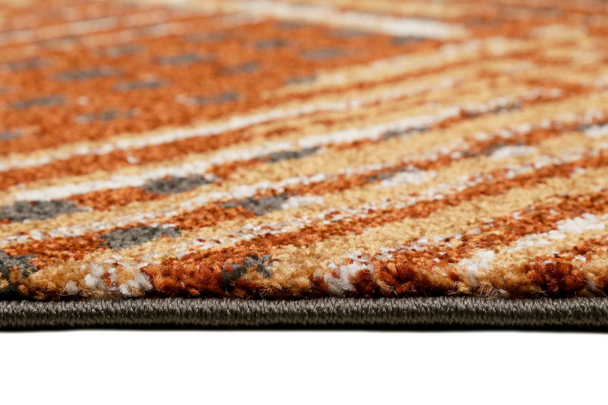 Webteppich Brau/rost, Bxl: Ca. 80x150 Cm - Rostfarben/Braun, KONVENTIONELL, Textil (80/150cm) - Esprit