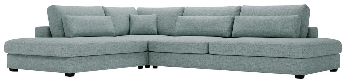 Sven Hellblau S: 244x332 Cm - Schwarz/Hellblau, Design, Textil (244/332cm) - Livetastic