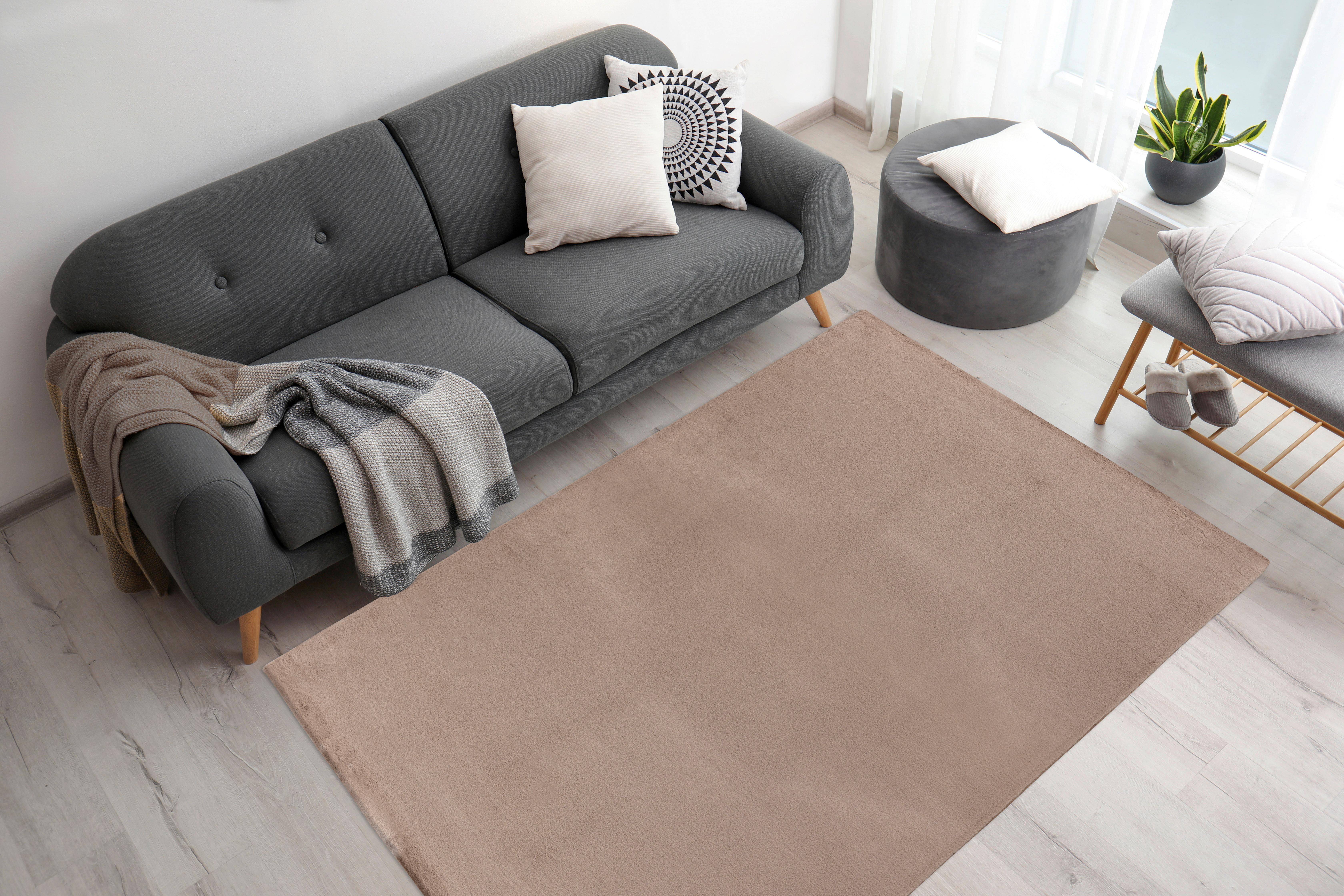Teppich Rabbit Prime Creme, 120x180 cm - Creme, KONVENTIONELL, Textil (120/180cm)