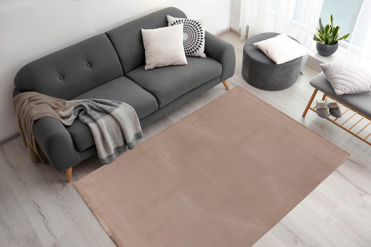 Teppich Rabbit Prime Creme, 160x230 cm - Creme, KONVENTIONELL, Textil (160/230cm)