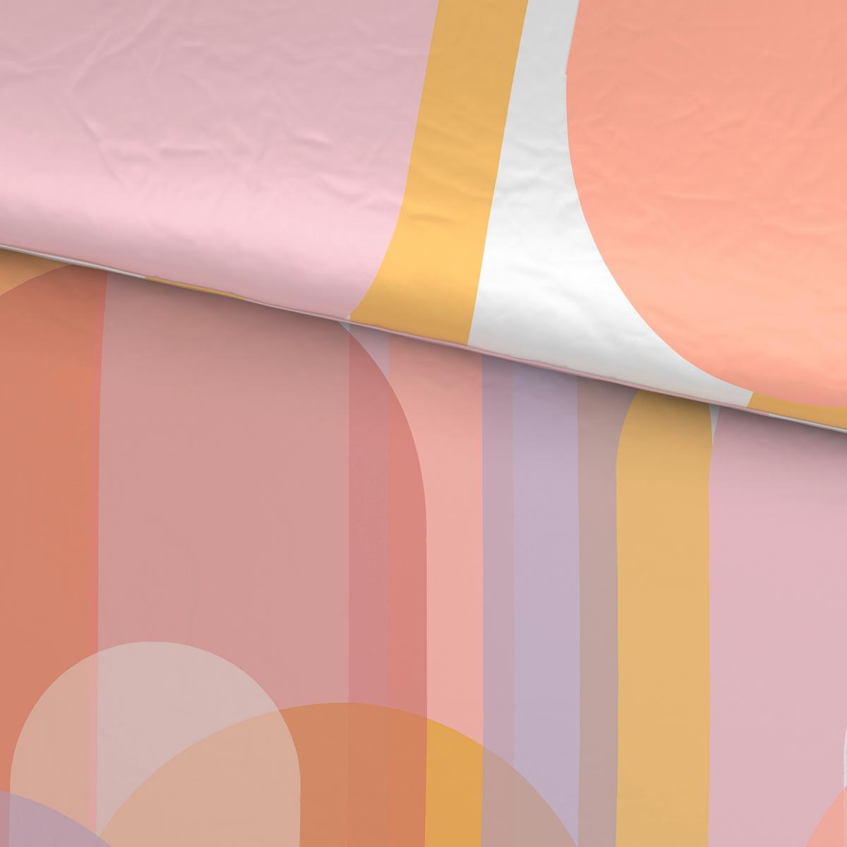 POSTEĽNÁ BIELIZEŇ MAIKO - oranžová/ružová, Lifestyle, textil (140/200cm) - Mömax