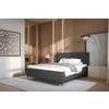 Polsterbett Hatton - Anthrazit/Schwarz, MODERN, Holz/Holzwerkstoff (140/200cm) - MID.YOU