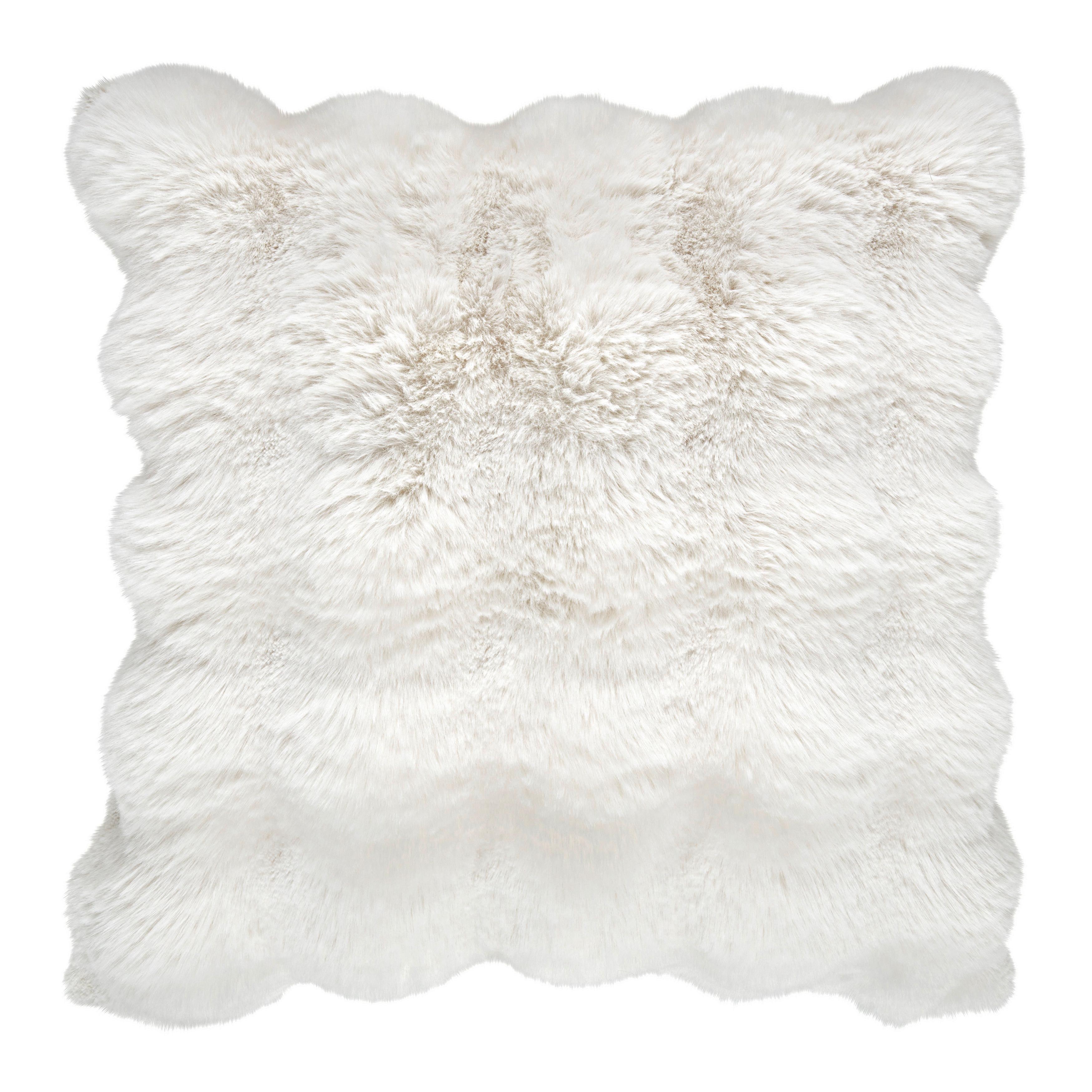 Kožešinový polštář Bella, 45/45cm, přírodní barvy - přírodní barvy, Moderní, textil (45/45cm) - Premium Living