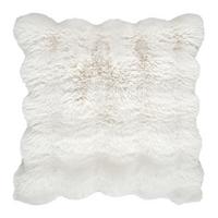 Kožušinový vankúš Bella, 45/45cm, prírodné farby - prírodná farba, Modern, textil (45/45cm) - Premium Living