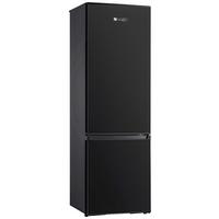 Kühl-Gefrierkombination Kgk 2526 Schwarz 191 + 71 L - Edelstahlfarben/Schwarz, Basics, Glas/Kunststoff (55/180/56cm) - Nabo