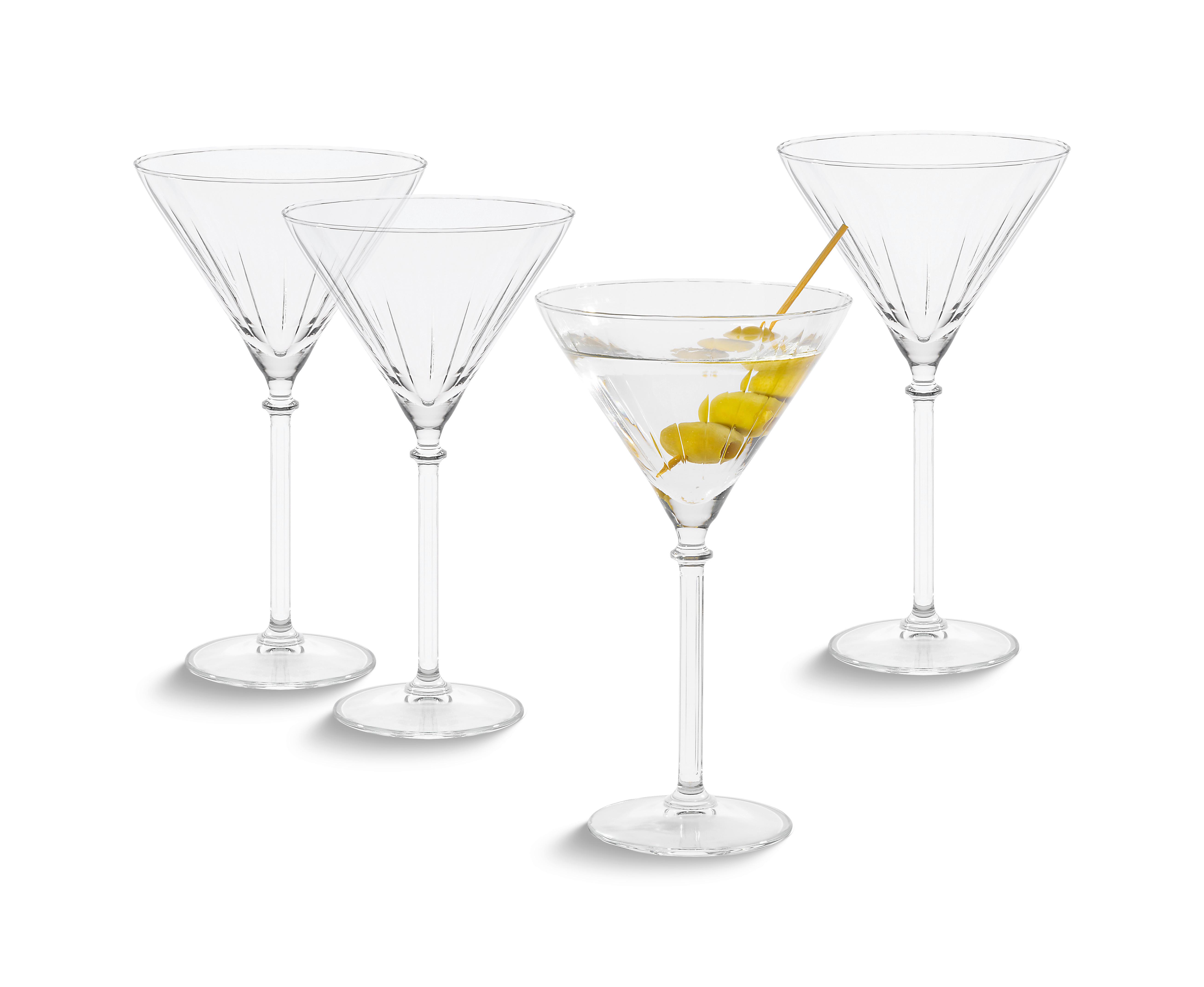 Sada pohárov MARTINI - číra, Modern, sklo - Mömax