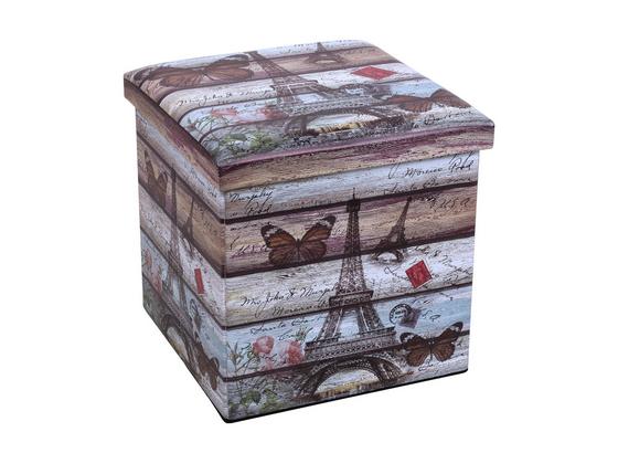 Skládac Box Setta 2 - Moderní, kompozitní dřevo/umělá hmota (37/37/37cm) Skládac Box Setta 2 - Moderní, kompozitní dřevo/umělá hmota (37/37/37cm)