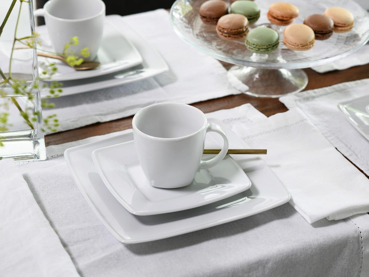 Kaffeeservice Victoria Porzellan 6 Personen - Weiß, Basics, Keramik - Creatable