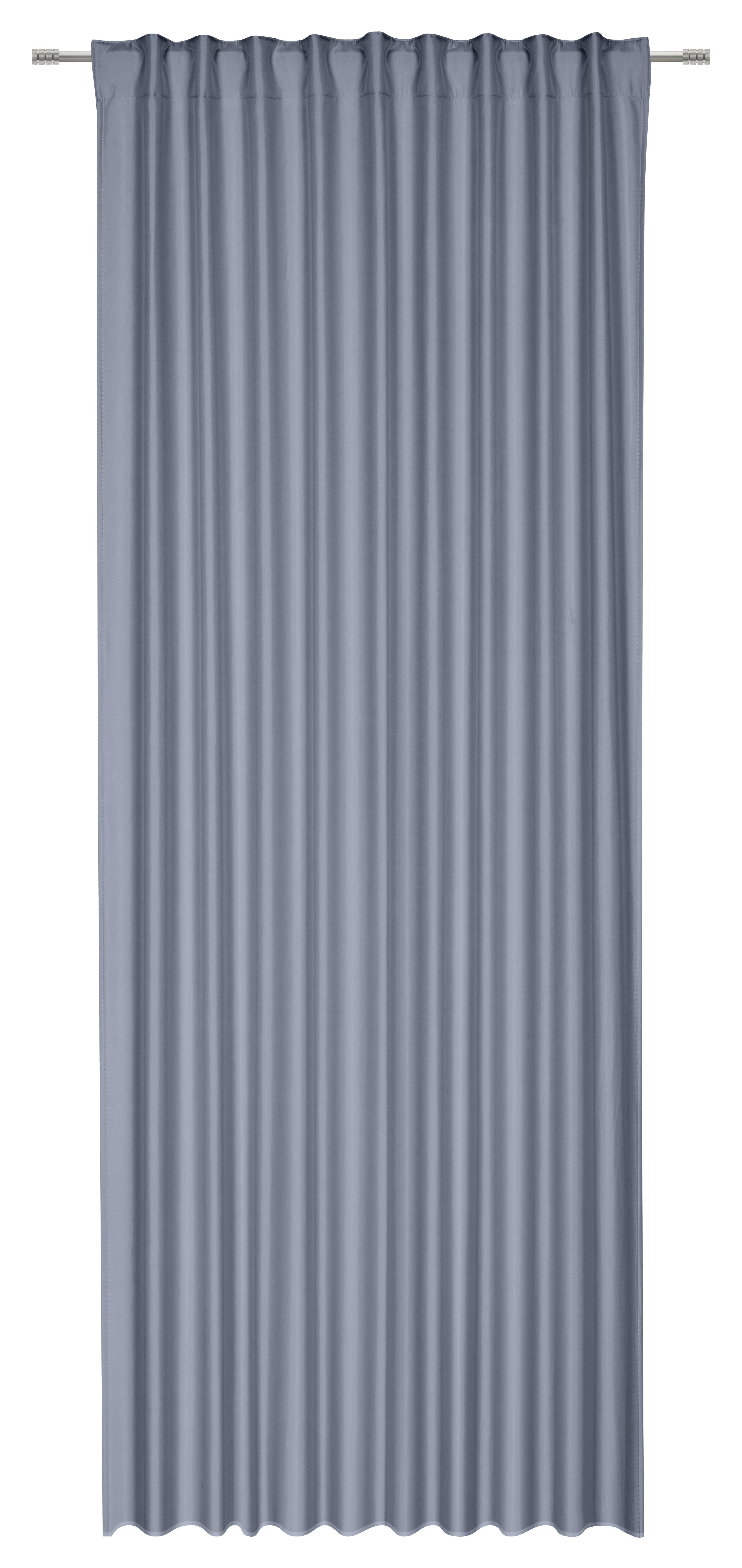 Wärmeschutzvorhang mit Universalband 135x245 cm Blau