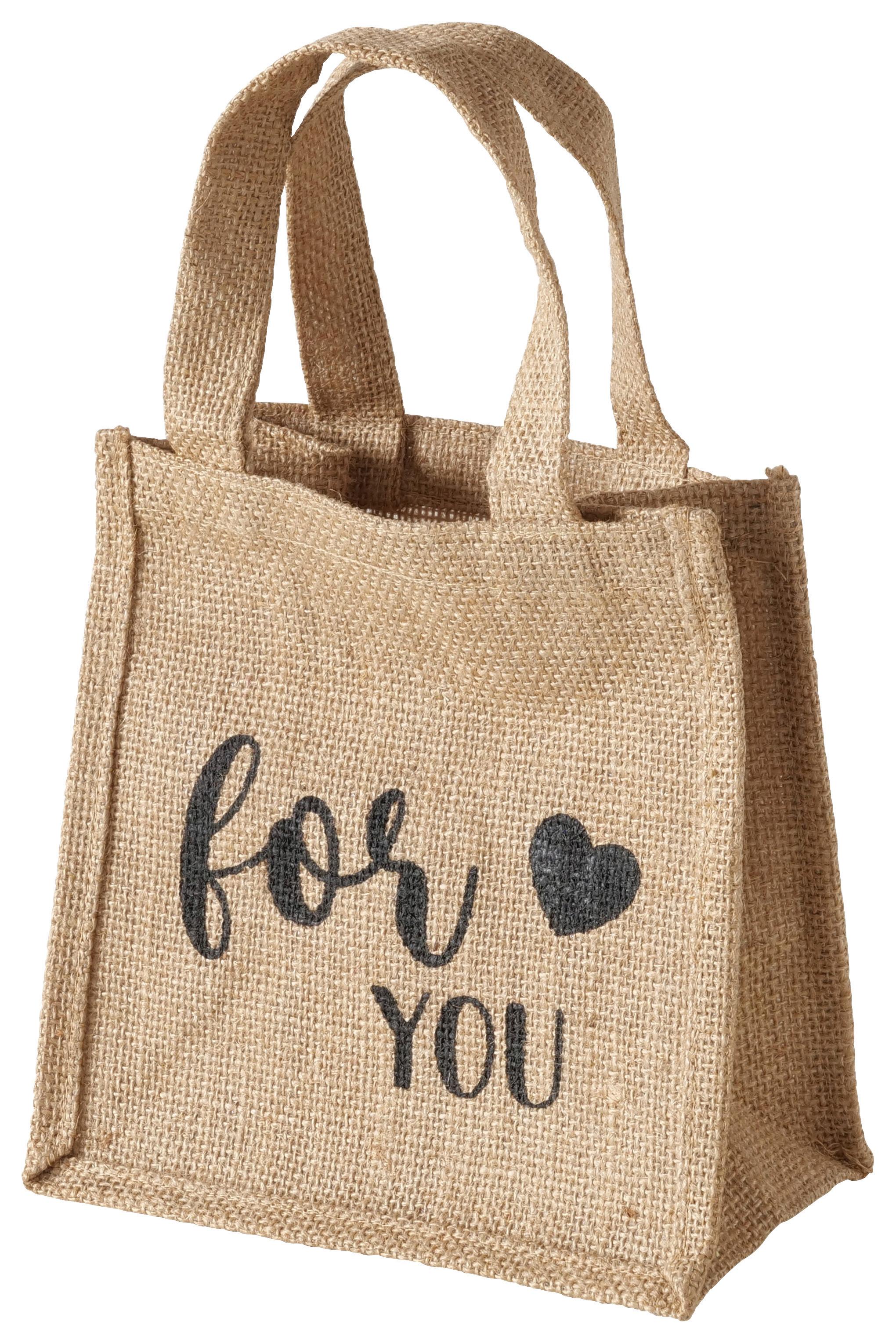 Dárková taška KUDO I - přírodní barvy, Konvenční, textil (20,5/21/11,5cm) - Mömax