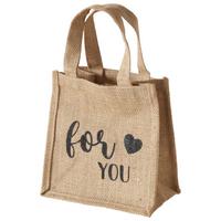 Dárková taška KUDO I - přírodní barvy, Konvenční, textil (20,5/21/11,5cm) - Mömax