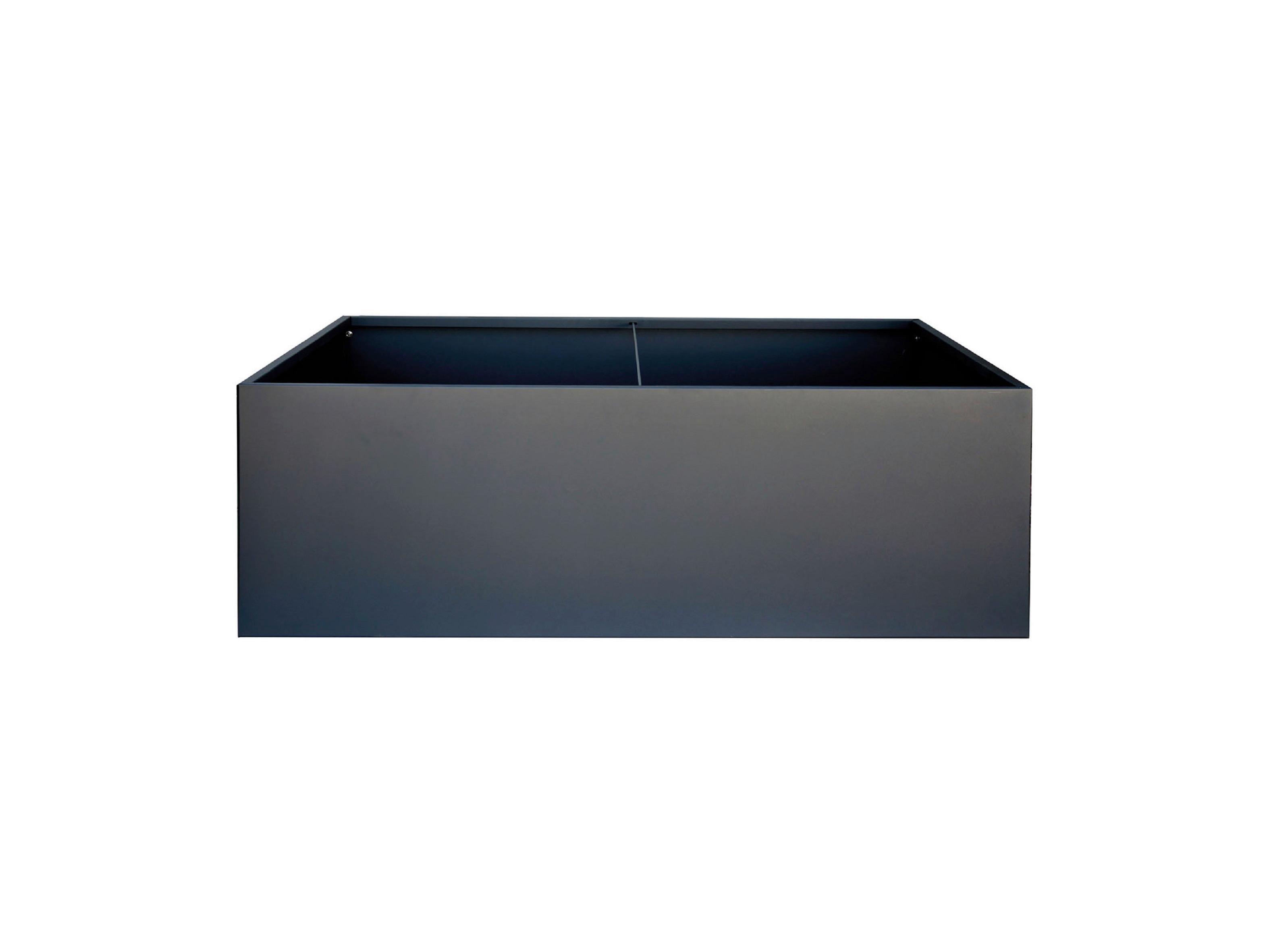 Hochbeet Pflanzkasten 150x100x50 - Anthrazit, Basics, Metall (100/50/150cm)
