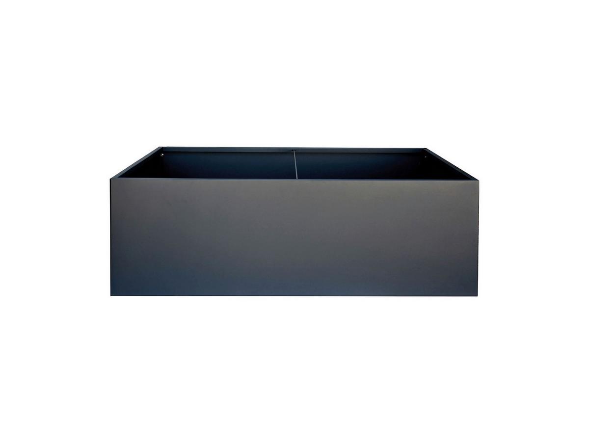 Hochbeet Pflanzkasten 150x100x50 - Anthrazit, Basics, Metall (100/50/150cm)