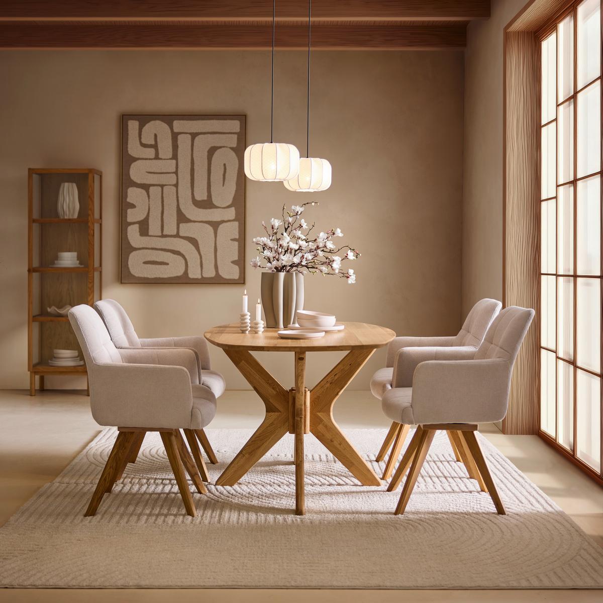 TKANÝ KOBEREC Elio 3, 160/230cm, krémová - krémová, Moderní, textil (160/230cm) - Mömax