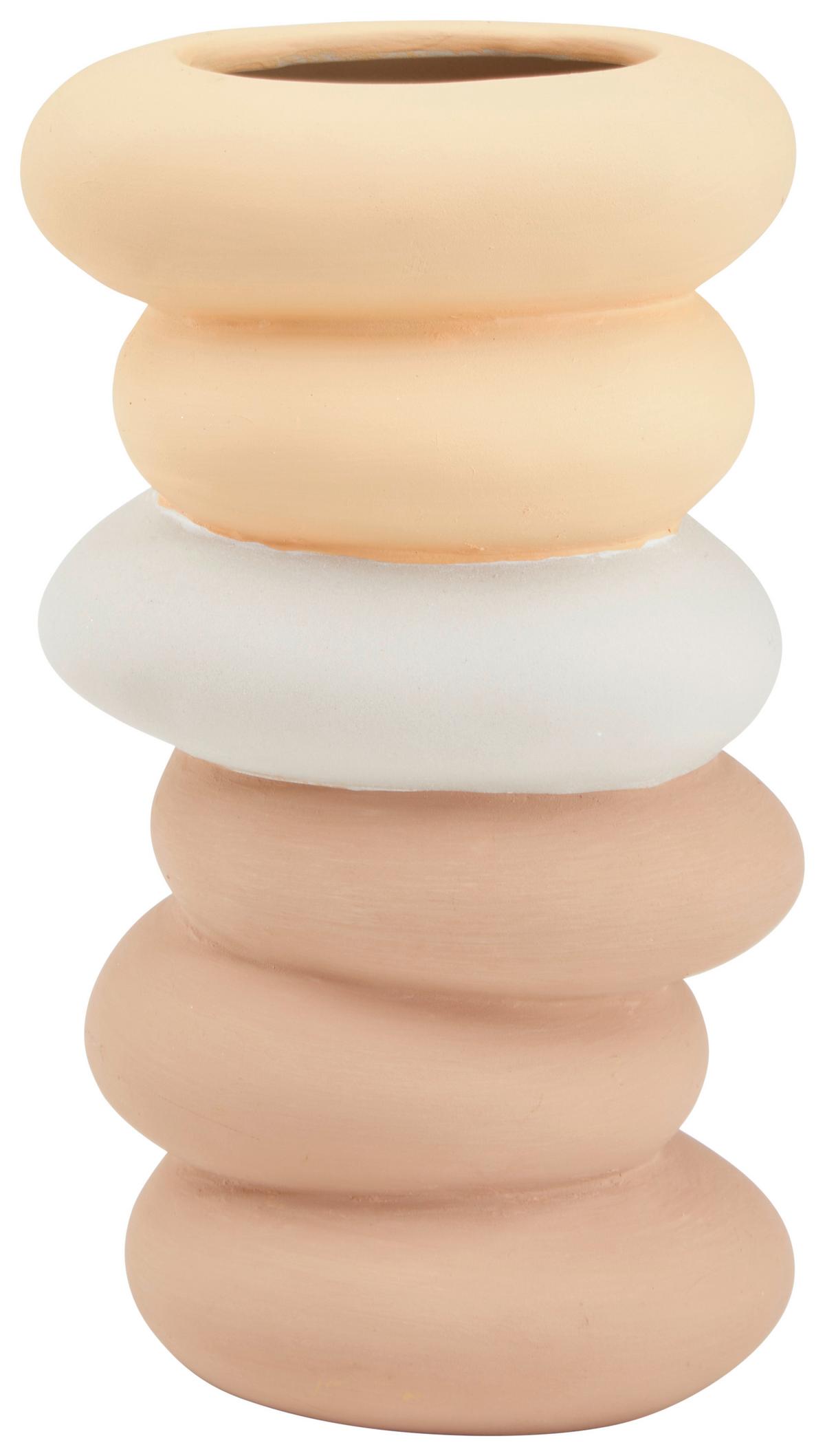 Vase Sylvan Organisch Keramik H: 20 Cm - Multicolor, MODERN, Keramik (11,3/20/8cm) - Luca Bessoni