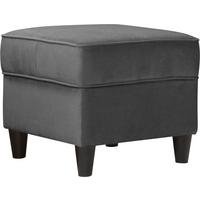 Hocker Baron Anthrazit B: 52 cm - Anthrazit/Schwarz, Design, Textil (52/45/52cm) - MID.YOU