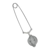 Teesieb Mabel Edelstahlfarben - Edelstahlfarben, Basics, Metall (6,8/22,7/4,4cm) - Metaltex