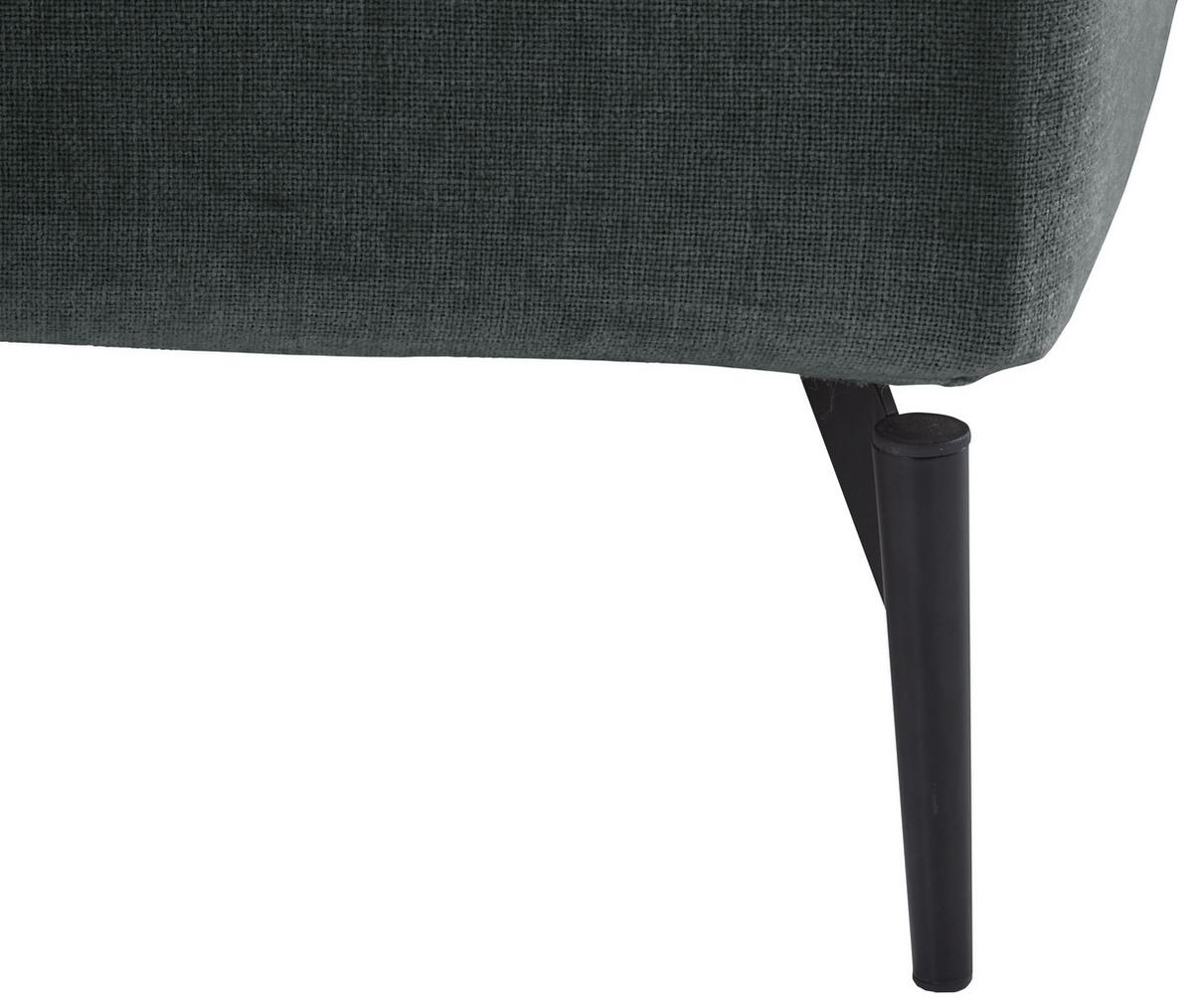 Polsterbett Infinity Liberty Dunkelgrün 180x200cm - Dunkelgrün/Schwarz, MODERN, Textil (180/200cm) - Livetastic