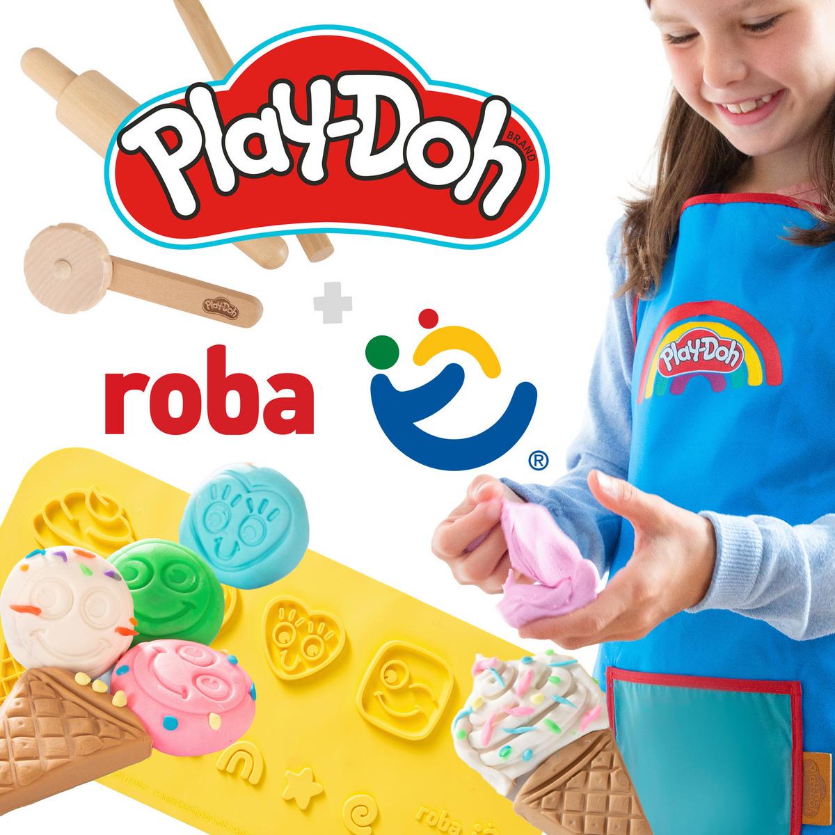 Kinderspielset Play Doh - Multicolor, Naturmaterialien/Holz
