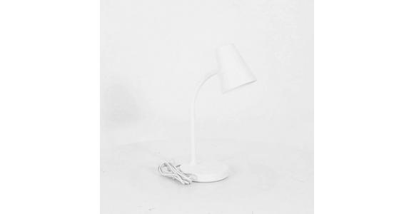 LED-Schreibtischleuchte Lura - Weiß, MODERN, Kunststoff/Metall (13/13/42cm) - Luca Bessoni