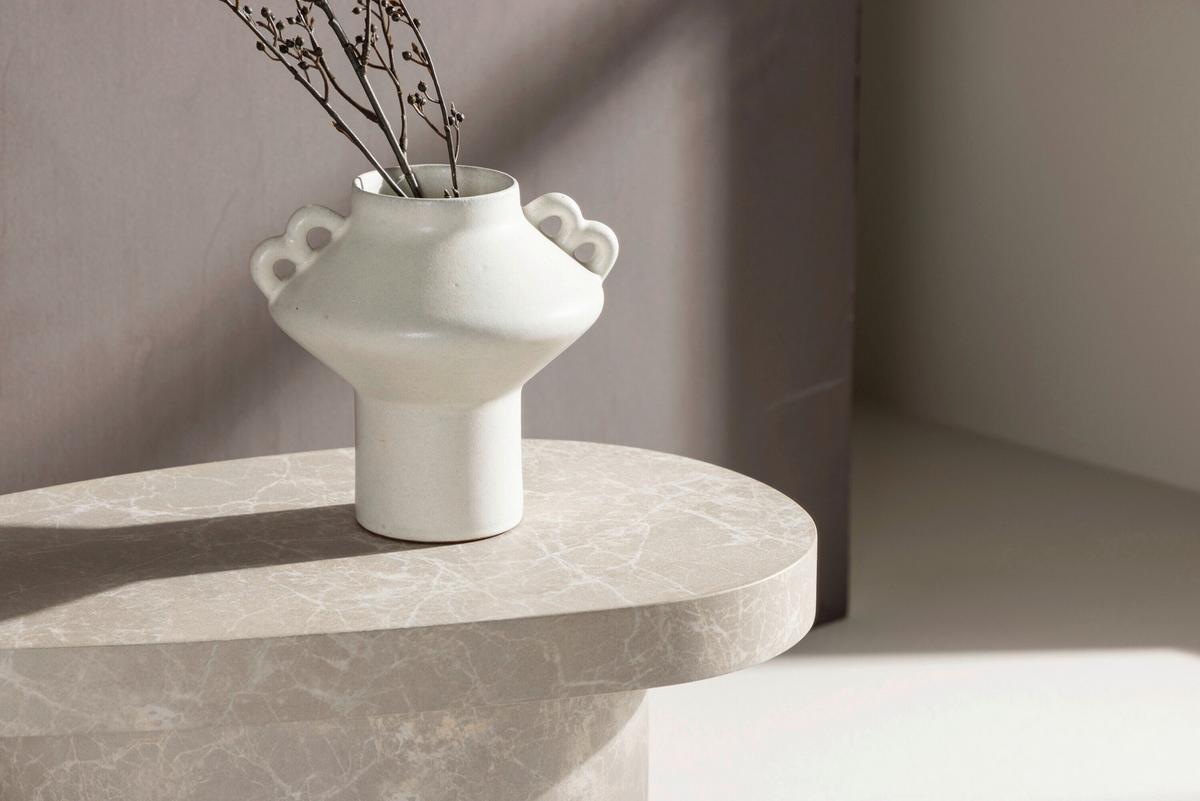 Båstad Båstad Hellgrau B: 50cm - Hellgrau, MODERN, Holz (50/30/35cm) - Livetastic