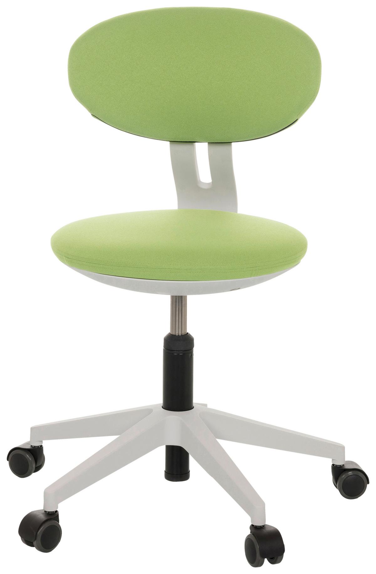 Jugenddrehstuhl Minimovo - Weiß/Grau, Basics, Kunststoff/Textil (42/66-87/52cm) - MID.YOU