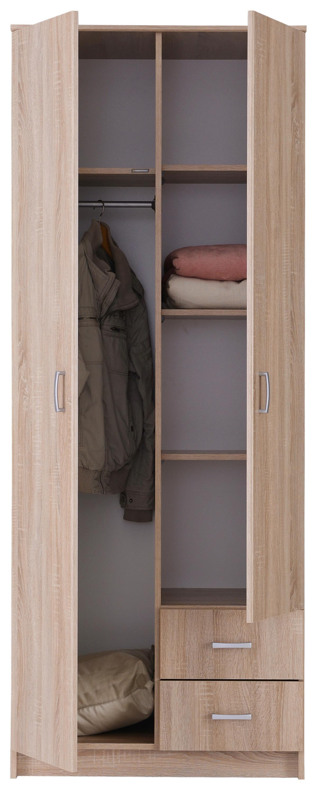 Nyílóajtós Szekrény Hana 80/205 Cm *top Ár* - Basics (80/205/52cm) - Best Price