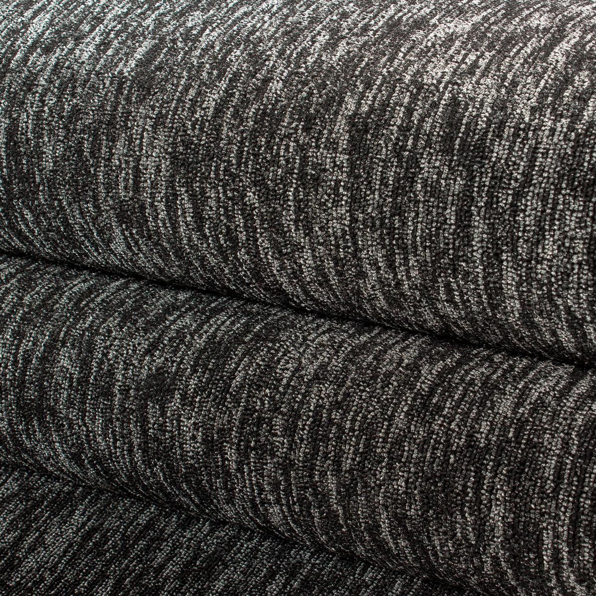 Flachwebteppich Nizza - Anthrazit, Design, Textil (160/160cm) - Novel