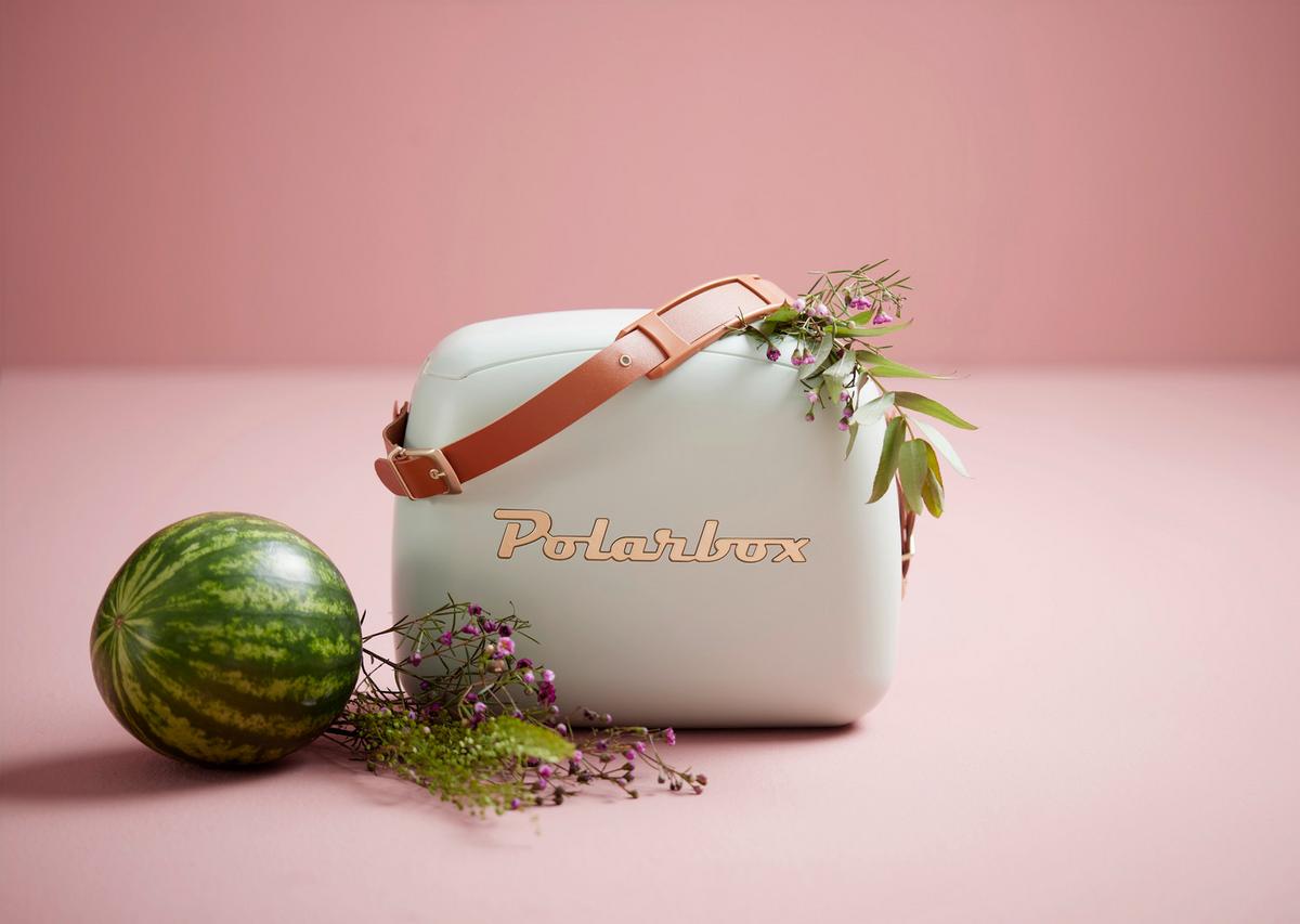 Chladiaca taška Objem: 6 L, vrát. 2 boxov - svetlozelená, Modern, plast (6l) - Polarbox