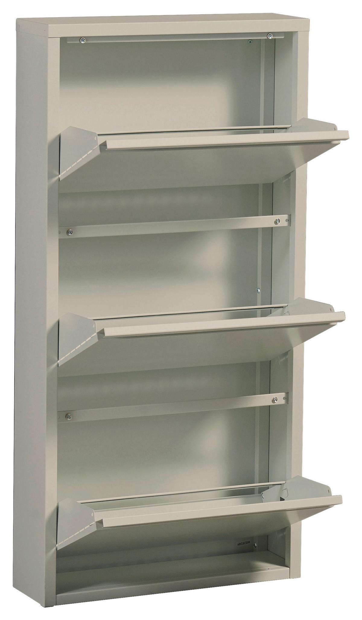 Výklopná skrinka na topánky BERT kašmírová - kašmírová, Modern, kov (51/104/16cm) - Boxxx