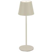 STOLNÍ LAMPA NA BATERIE NOEMI - pískové barvy, Konvenční, kov/plast (10,5/17-36cm) - Mömax